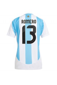 Fotbalové Dres Argentina Cristian Romero #13 Dámské Domácí Oblečení Copa America 2024 Krátký Rukáv